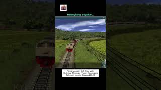 Pemandangan Ka Argo Wilis Melintasi Tikungan Tajam Kadungora Sebelum Masuk Stasiun Leles