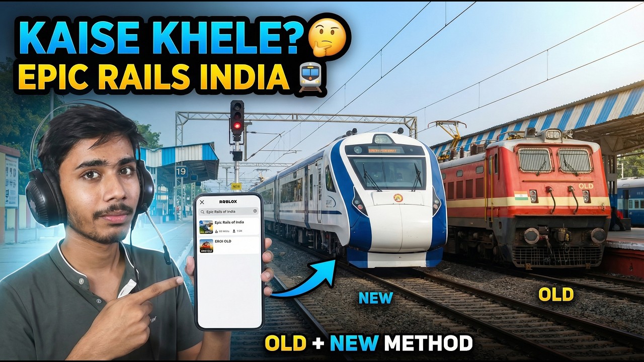 How to Play Epic Rails of India 🚆 (Full Tutorial) | Roblox Train Game ...