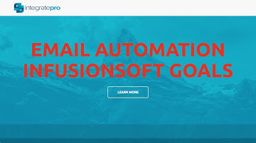 Email Automation Infusionsoft Goals