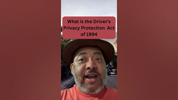 What is the driver’s privacy protection act of 1994? #licenseplatelookup