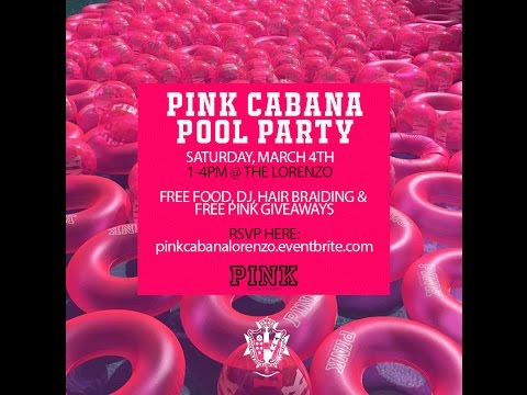 victorias secret pink pool party the lorenzo near usc youtube victoria secret flyers