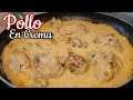 Pollo En Crema Mi Receta Favorita: Fácil y Rico