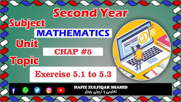 Inter Part-2 Mathematics Unit No 5 {Linear Inequality & Programming}Ex 5.1-5.3 #hafizzulfiqarshahid