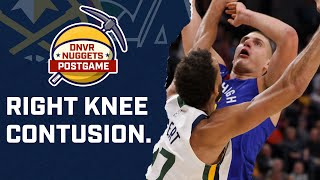 Nikola Jokic goes down in Denver Nuggets loss to the Utah Jazz | DNVR Nuggets Postgame LIVE