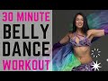 30 Minute BELLY DANCE WORKOUT For BEGINNERS Step By Step