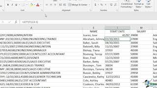 09 Microsoft Excel 2019 Advanced – Text Functions (TRIM, VALUE, SUBSTITUTE, LEFT & Nested Functions)