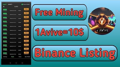 new mining app ||new airdrop today ||Avive mining ||Crypto news||crypto mining apps ||Crypto news