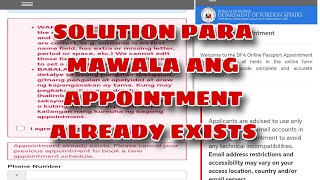 Paano Mawala Ang Appointment Already Exists (3 simple tips)