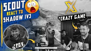 Scout Reaction On Tx Shadow 1V3 Godl Pov By Coach