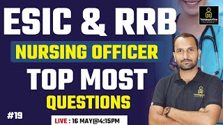 ESIC & RRB Special class #19 | Most Important Questions | By vikas Sir