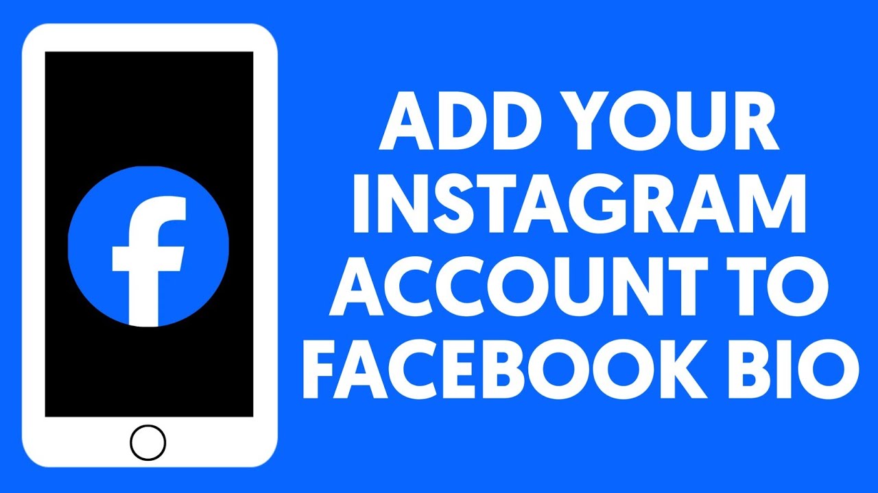 How to Add Instagram Account to Your Facebook Bio - YouTube