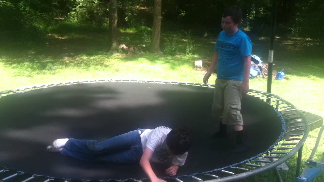 ETW (Extreme Trampoline Wrestling) Troys Return Troy vs Seth Rematch