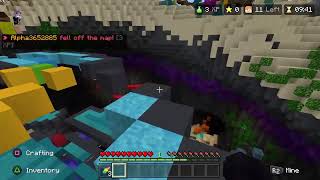 Playing Minecraft