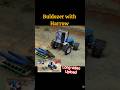 Buldozer tractor pull Harrow #New holland with Harrow #Diy #song Buldozer power with Harrow