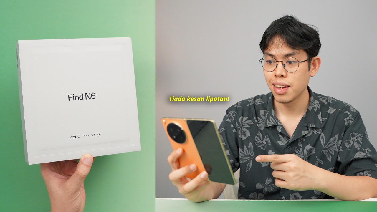 Teknologi lipatan paling padu setakat ni!! - Unboxing OPPO Find N6 