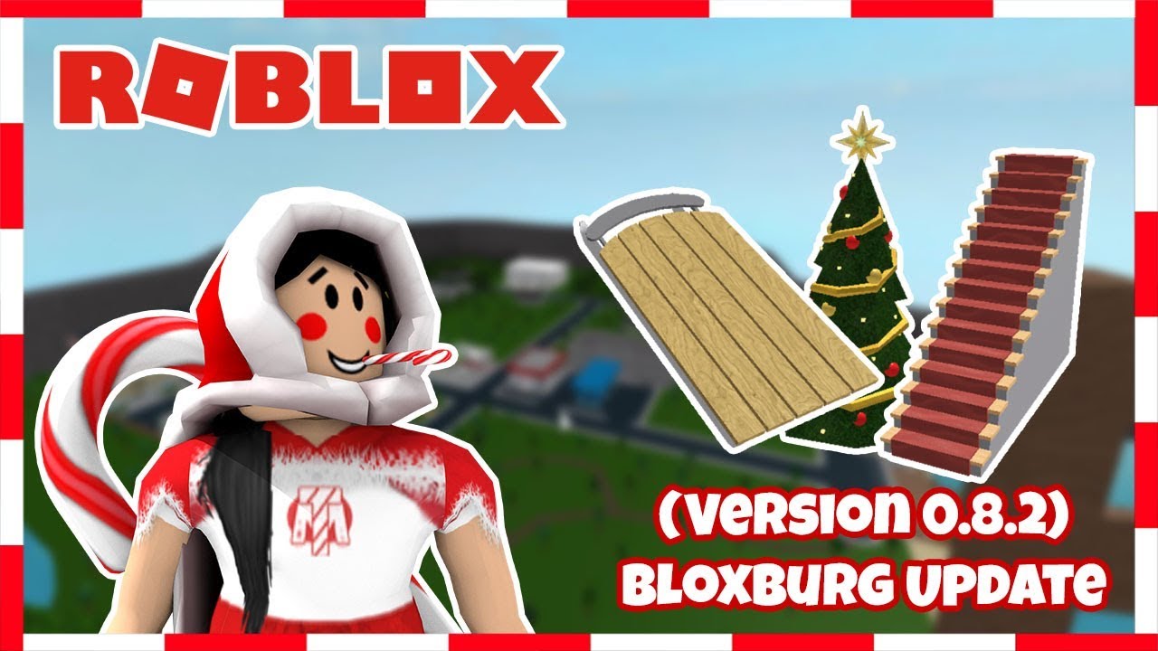 Bloxburg Update 0 8 2 Christmas Candy Canes Sledding And More Roblox Youtube - roblox bloxburg christmas update 2019