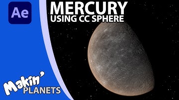 Make a 3D planet Mercury using CC Sphere