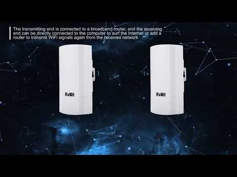 KuWFi Outdoor Point to Point Long Range wireless bridge