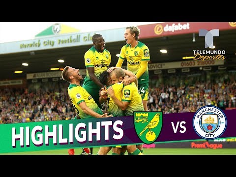 Norwich City vs. Manchester City: 3-2 Goals & Highlights | Premier League | Telemundo Deportes