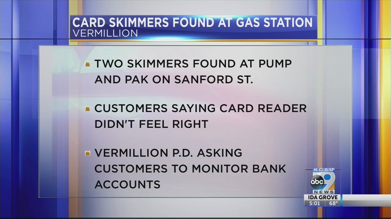Card Skimmers Found At Gas Station - YouTube