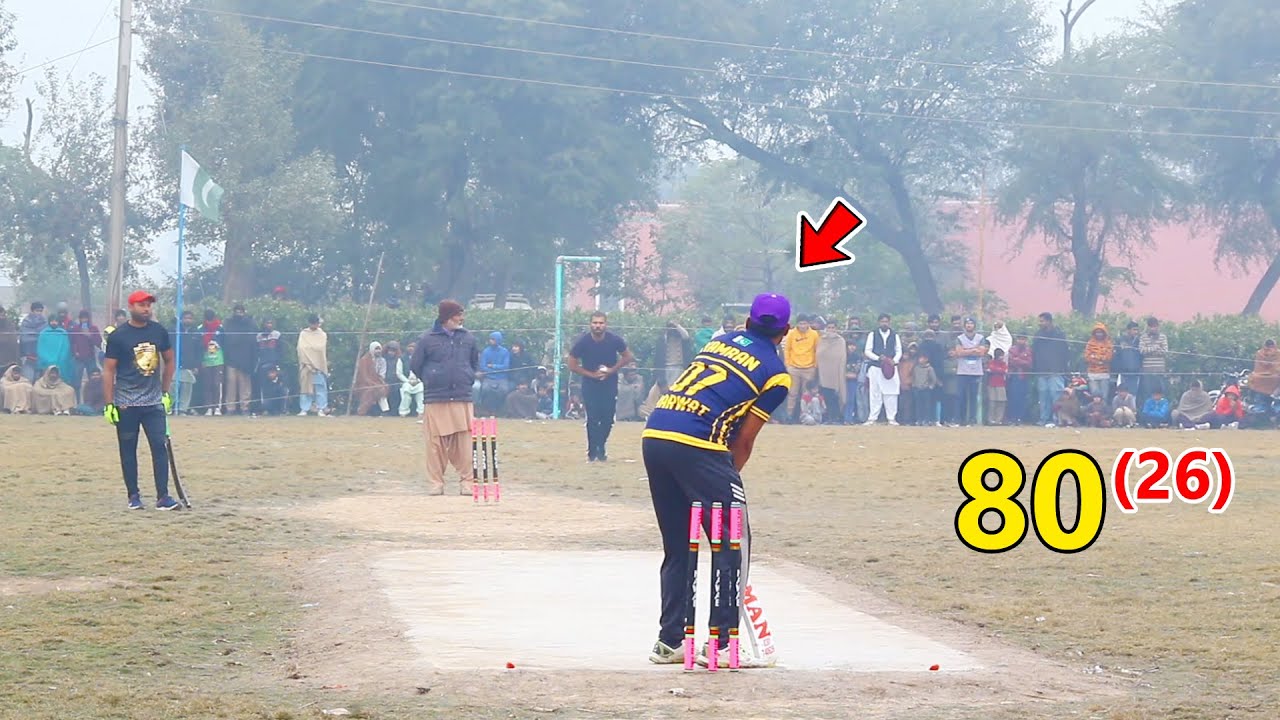 Need 80 Runs From 26 Ball High Voltage Match In Cricket History Ever ...