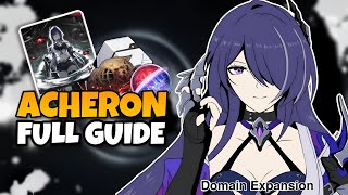 Acheron Full Guide: Kit Explanation, Best Relic Sets, Lightcones, Team Comps Honkai Star Rail 2.1 by Mineko 719 views 1 month ago 9 minutes, 22 seconds