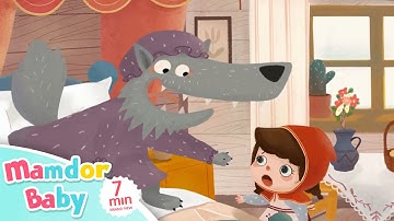 Little Red Riding Hood（小红帽）| Classic Fairy Tales |Chinese and English| Story for kids | MamdorBaby❤️