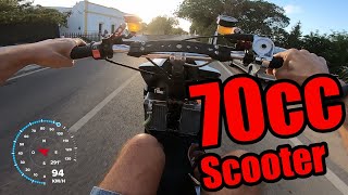 70cc Scooter is Fun