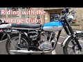 Swindons vintage club motorcycle ride