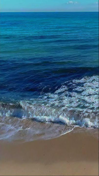 Beach Peacefull Sea Waves | free Videos For Editing Practice | Aesthetic Video | Download Video