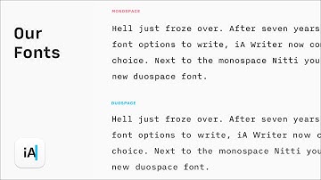 Variable iA Writer Font [2018]