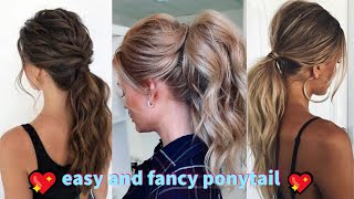 EASY YET FANCY PONYTAIL  COMPILATIONS🔥😍 by Sassy Anonymous 4,537 views 2 years ago 7 minutes, 2 seconds