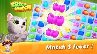 Kitten Match #6 - Have A Race - Fun Match 3 Puzzle Game screenshot 3