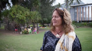 Dalani Tanahy and her Hawaiian kapa practice