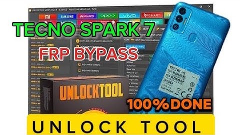 Tecno Spark 7 ( KF6 ) Frp Bypass Unlock Tool #foryou 