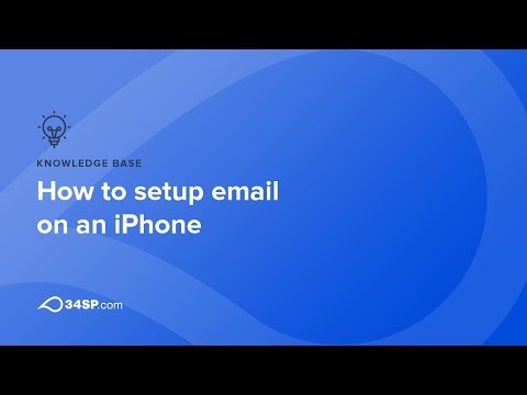 How to setup email on an iPhone