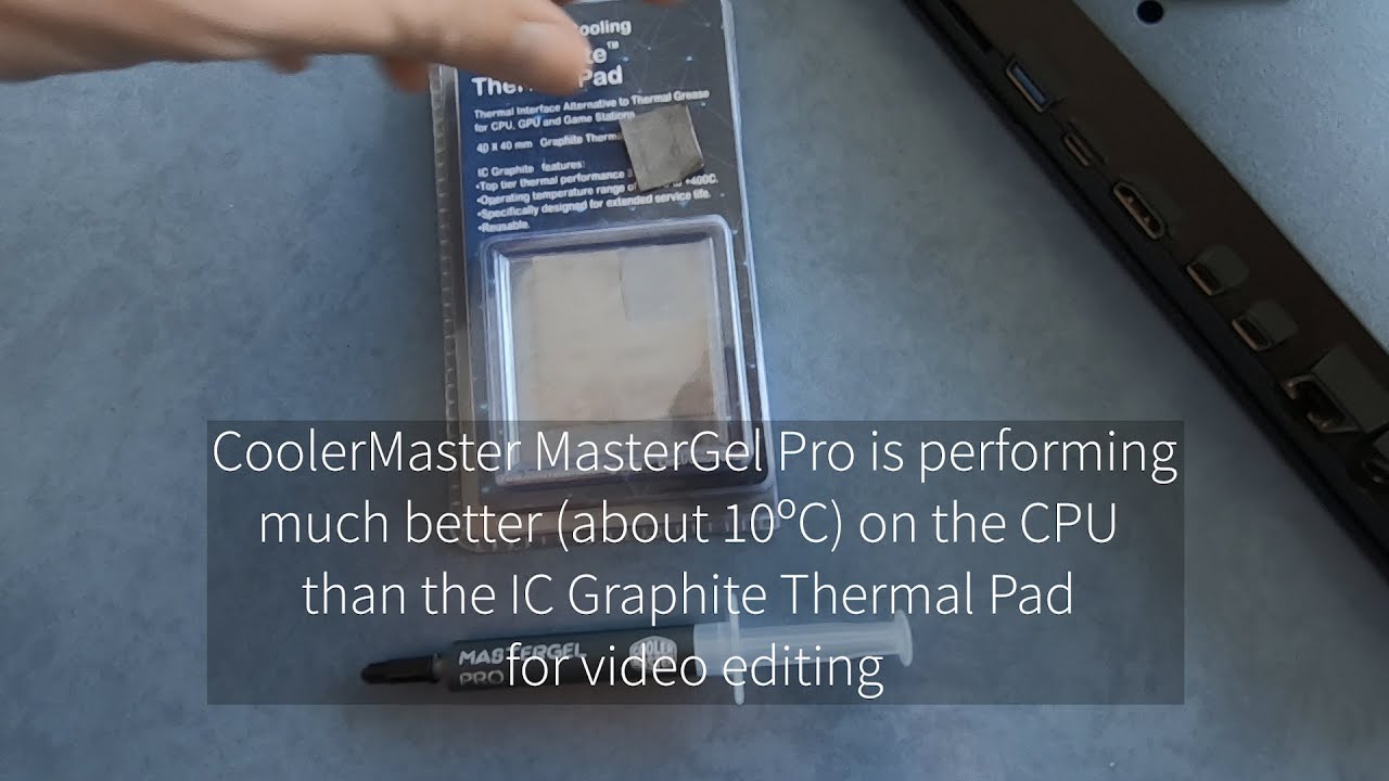 How to apply  Coolermaster MasterGel Pro in a BTO Laptop