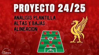 Fichajes LIVERPOOL 24/25 (Con SLOT como DT) || Análisis plantilla y alineación