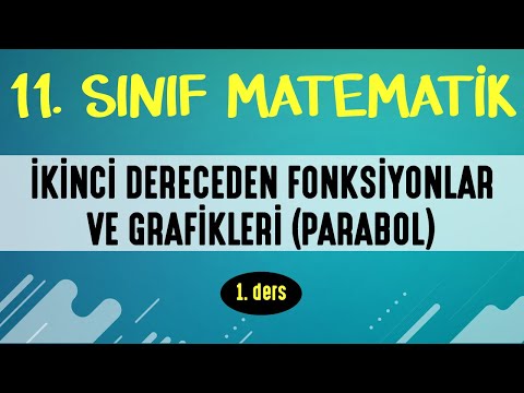 Video: İkinci dereceden bir fonksiyonun sembolik temsilini nasıl buluyorsunuz?