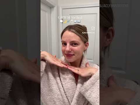 GRWM for bed #nightroutine #grwmforbed #skincare #nightskinroutine