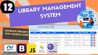 Library Management System complete project with source code in ASP.NET C# &amp; SQL Server Part-12