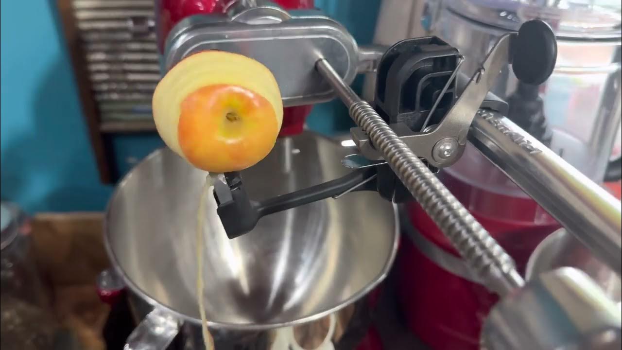 Kitchen aid apple peeler for review YouTube