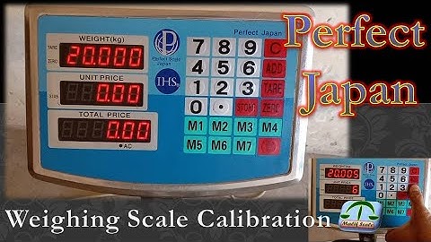Calibration of digital weighing machine_By Malik Scale
