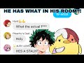 TODOROKI has WHAT in his ROOM?! | MHA Group Chat