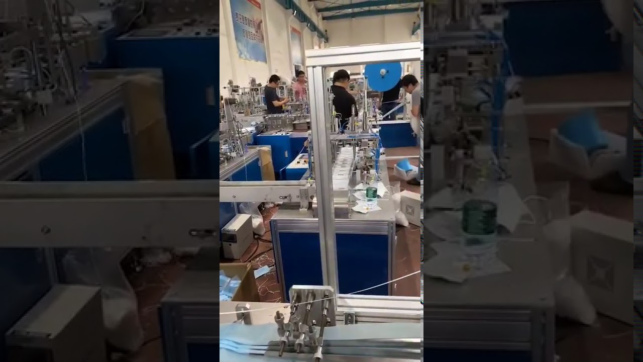 Fully Automatic Disposable Face Mask Making Machine
