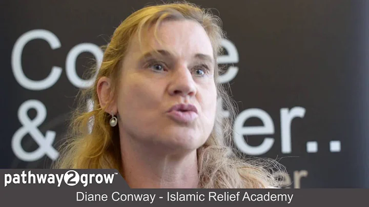 Diane Conway from Islamic relief Academy at Coffee...