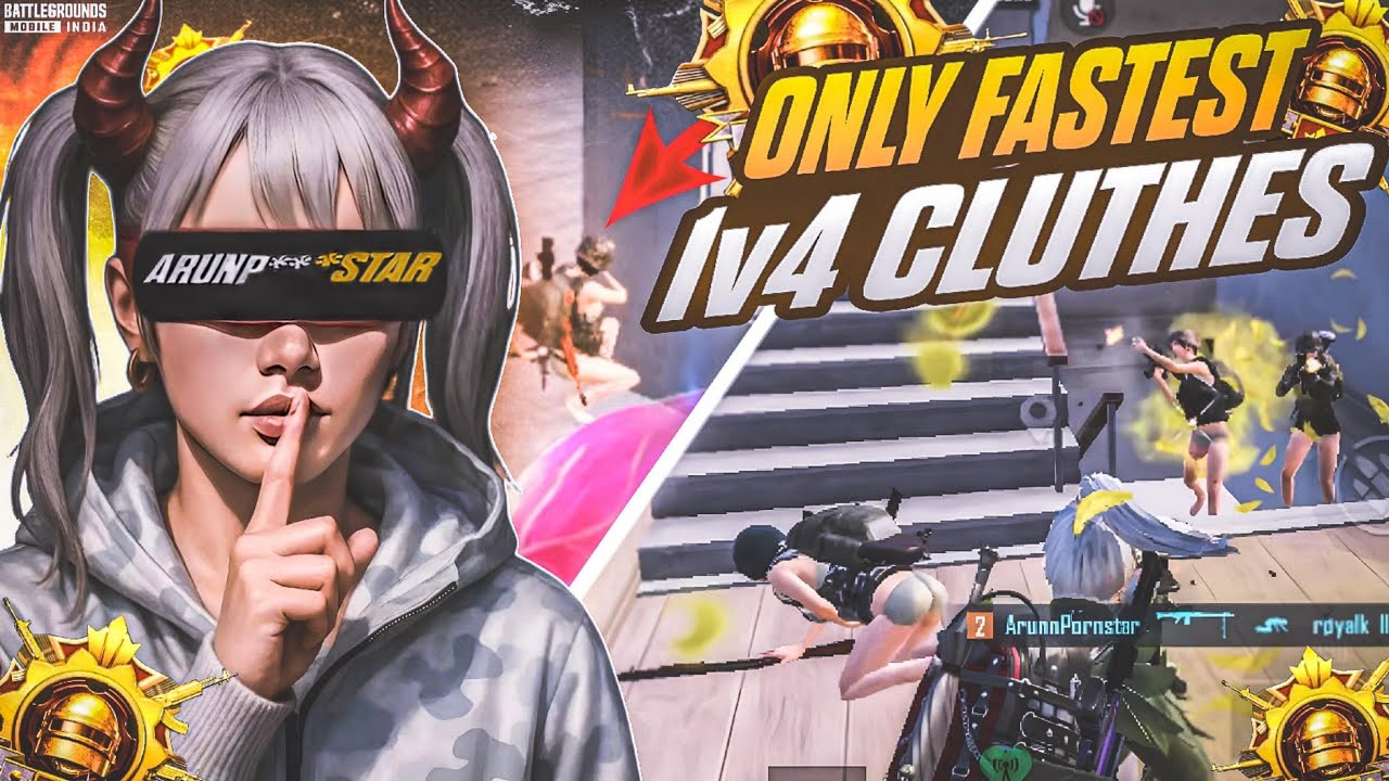 ONLY FASTEST 1v4 CLUTCHES 🔥// 60 fps player 💀|| BGMI/PUBG !!