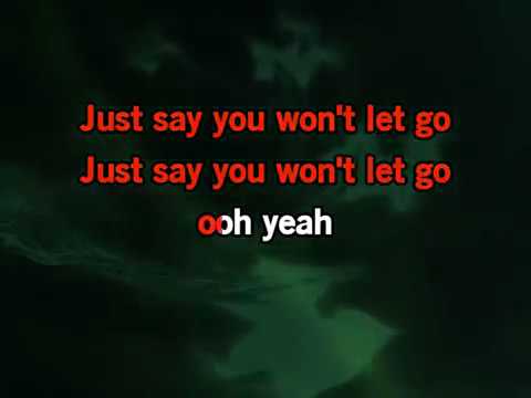 James Arthur Say You Won't Let Go Karaoke/Instrumental