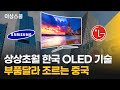 상상초월 한국 OLED 기술 부품달라 조르는 중국