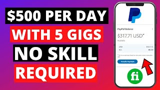 5 Fiverr Gigs That Require No Skills & Zero Knowledge | Make Money Online Paypal